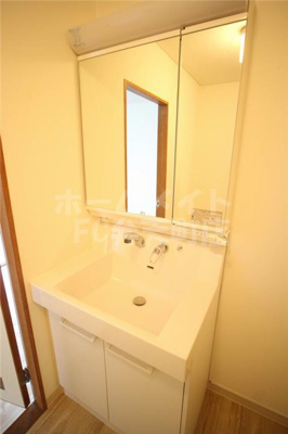 【洗面所】 | ハイツ明光 | 脱衣スペースもあります