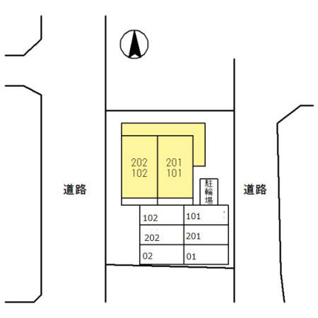 アネックスⅡの駐車場