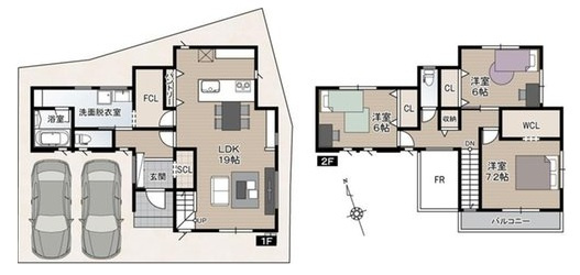 【間取り】 | 新築住宅　南国市後免町① | １号地