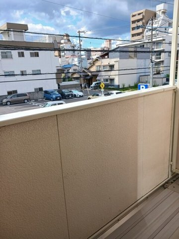 メゾンド・スカイのバルコニー|広々としたバルコニーです