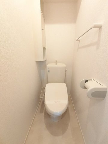 リバーサイド南観音　Ａのトイレ|トイレもきれいです