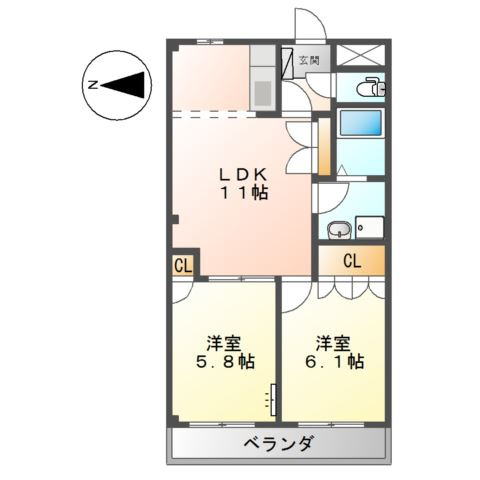 Community　townの間取り