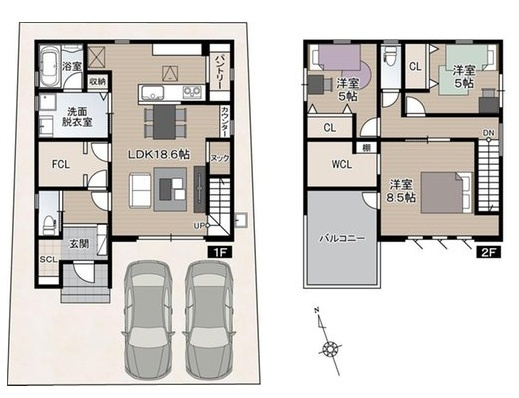 【間取り】 | 新築住宅　南国市後免町③ | ３号地