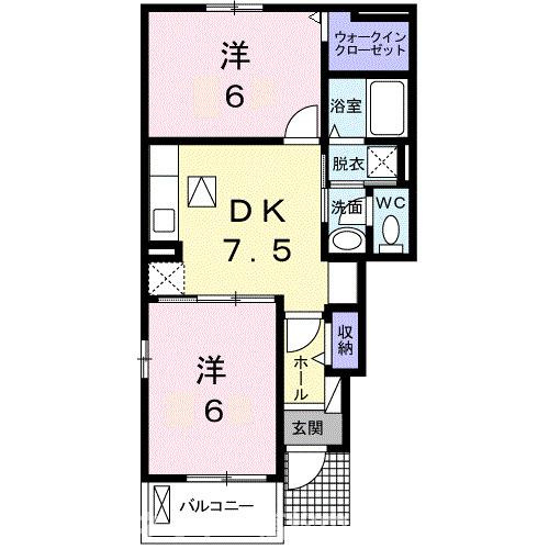 【間取り】 | エスペランサⅡ