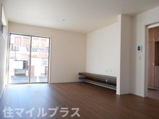 【居間・リビング】 | 郡山市亀田2丁目新築一戸建て3棟 | 使いやすいリビングです