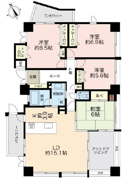 ハウスバーンフリート舟入南弐番館