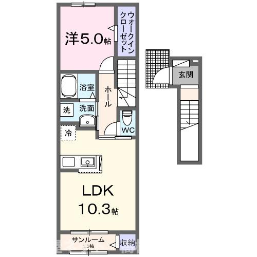 【間取り】 | ララ・オハナ　Ⅱ