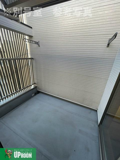 河合様戸建賃貸住宅のバルコニー