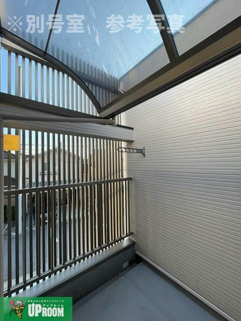 河合様戸建賃貸住宅のバルコニー