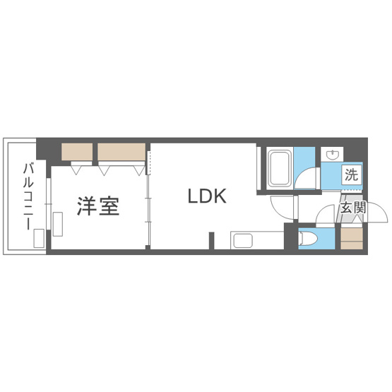 【間取り】 | グランセジュール大国町