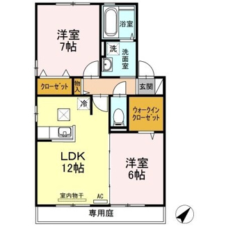 【間取り】 | オーキッドコート　D棟