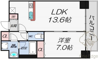 【間取り】 | ヴィハーラ北天満