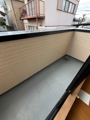 オーベルジュドタマノのバルコニー