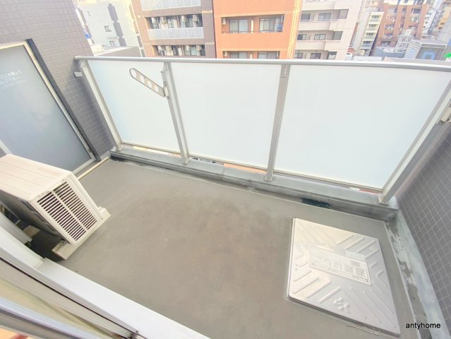 クレオキタホリエ　仲介手数料無料のバルコニー