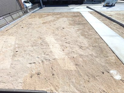 水戸市堀町25期　新築戸建て　2号棟の庭