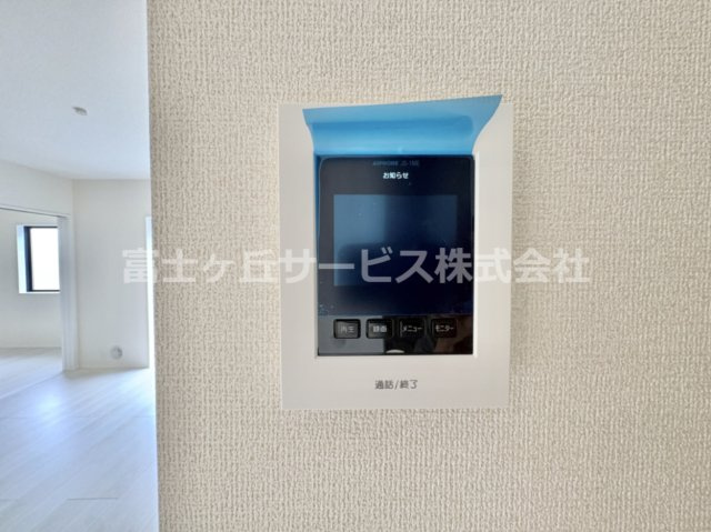 【セキュリティ】 | 豊橋市梅薮町 新築一戸建て | TVインターフォンです