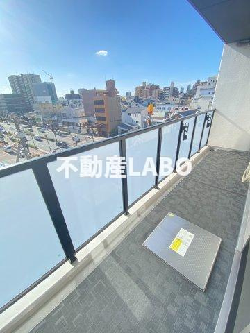 ベルビオラ阿倍野のバルコニー