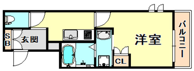 ホワイトハウス水道筋の間取り