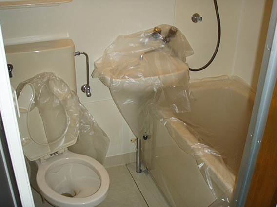 ポプリ六甲の浴室