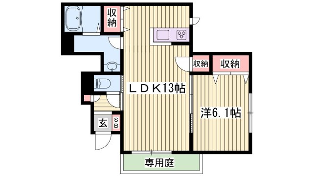 シャーメゾン土山西の間取り