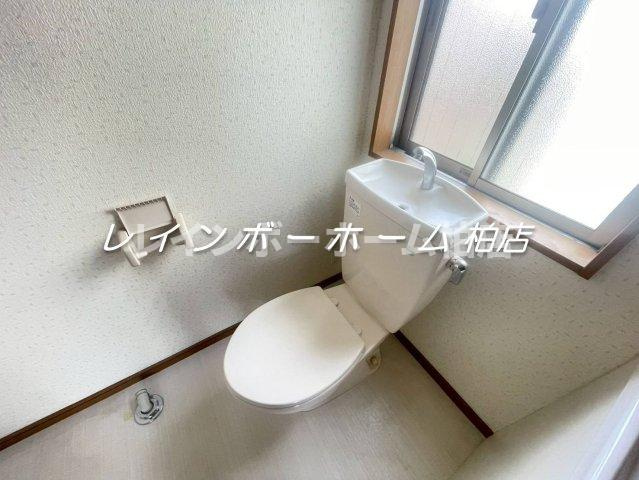 松戸市幸谷のアパートのトイレ|トイレです