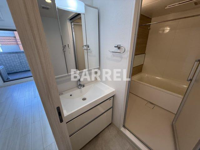 豊中市岡上の町２丁目の賃貸マンションの独立洗面台