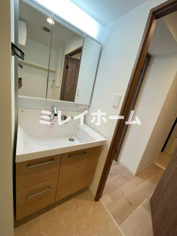 WHARF大井町westの洗面所