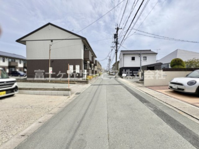 【前面道路含む現地写真】 | 豊橋市馬見塚町 59期 新築一戸建て 5号棟 | 前面道路含む現地写真です