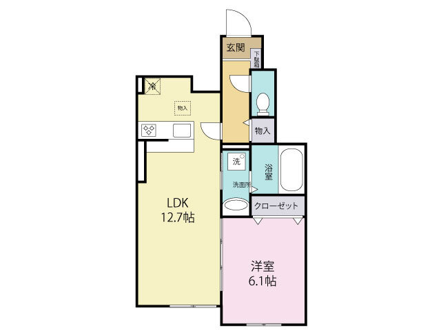 エルグランドパティオ参番館の間取り