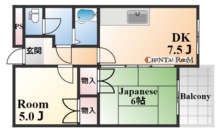 リンクス甲南の間取り