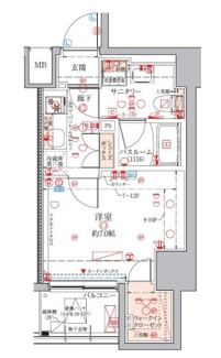 【間取り】 | クレヴィスタ練馬桜台Ⅲ | 間取りです。