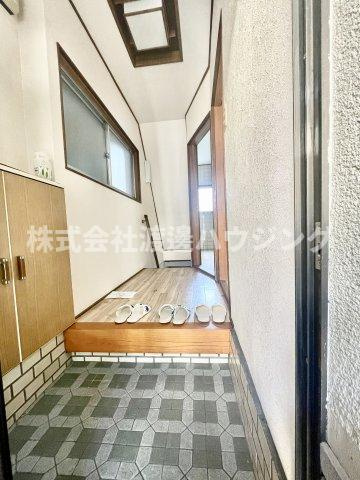 長吉長原西4丁目貸家の玄関