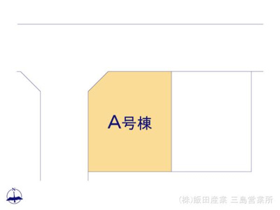 【区画図】 | 浜松市中央区頭陀寺町 新築一戸建て A号棟 | A号棟の区画図です