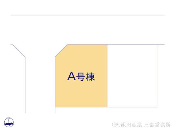 【区画図】 | 浜松市中央区頭陀寺町 新築一戸建て A号棟 | A号棟の区画図です