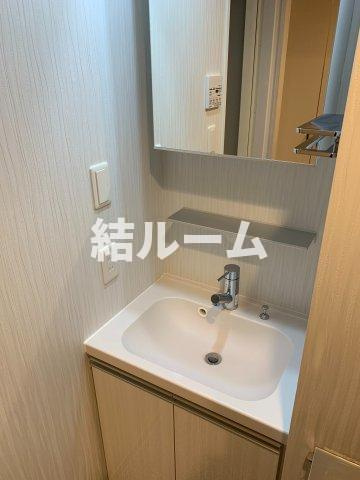 板橋区坂下１丁目の賃貸マンションの洗面所