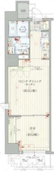 【間取り】 | エステムコート難波EASTレオルガ