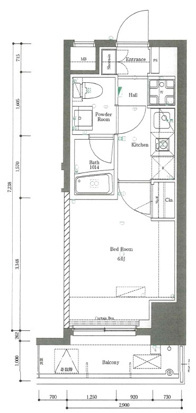 豊島区西巣鴨４丁目の賃貸マンションの間取り