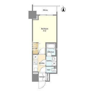 文京区関口１丁目の賃貸マンションの間取り