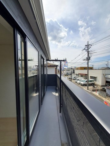 三郷市　戸ケ崎5丁目　新築戸建　全1棟のバルコニー|陽当たり良好なバルコニーです