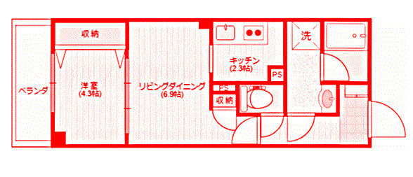 【間取り】 | SperanzaSakuragicho [スペランツァ桜木町]