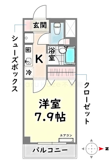 【間取り】 | クレストステージ瑞穂【名古屋市賃貸・エレベーター】