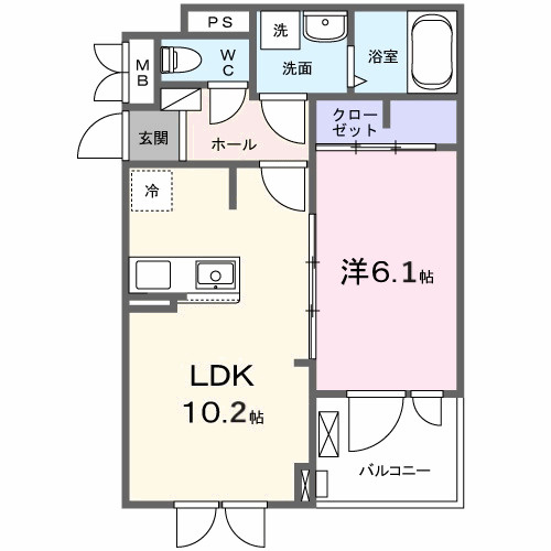 Ｖｉｌｌａ　Ｐｕｒｕｍｉｅの間取り|間取図