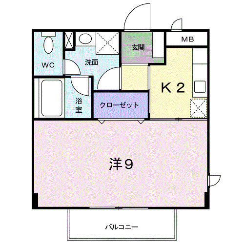 ソシア．アネックスＣの間取り