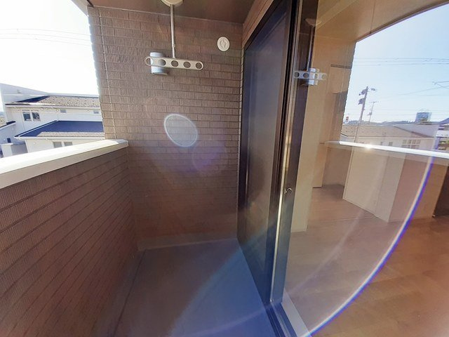 グランディール華　Ａのバルコニー