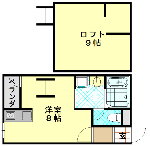 【間取り】 | フォレスト山崎（ＦＯＲＥＳＴ山崎）
