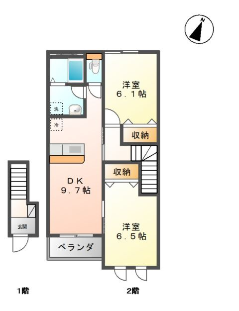 パイラス暁の間取り