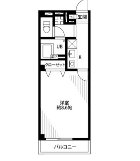 【間取り】 | アンプルール フェール コート  | 間取り図です。