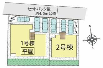 ブルーミングガーデン　岡山市東区西大寺射越（２期）【仲介手数料無料】の区画図