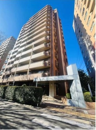 ★仲介手数料無料★朝日マンション白金通り（南西角住戸・採光・通風良好）の外観