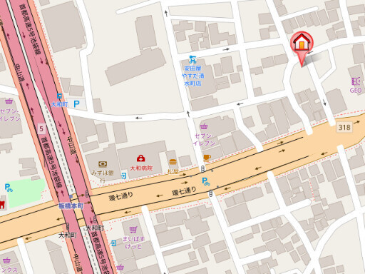 アズ板橋本町レジデンスの地図